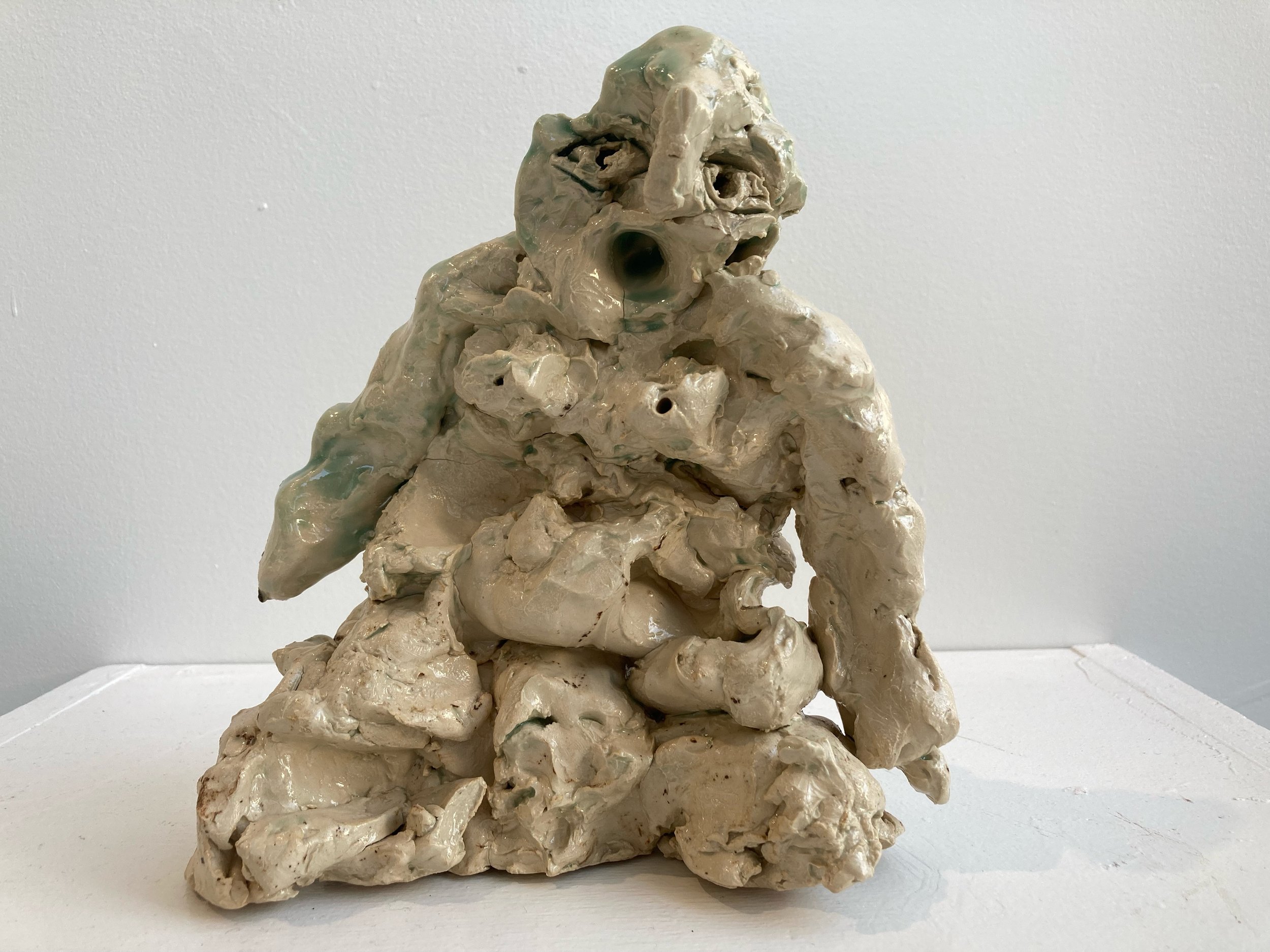  Golem, Glazed ceramic, 6” X 4” X 2,” 2021 