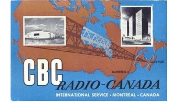 IS (RCI) QSL card. These cards were issued by shortwave services to listeners around the world to confirm the details of the broadcasts they heard.