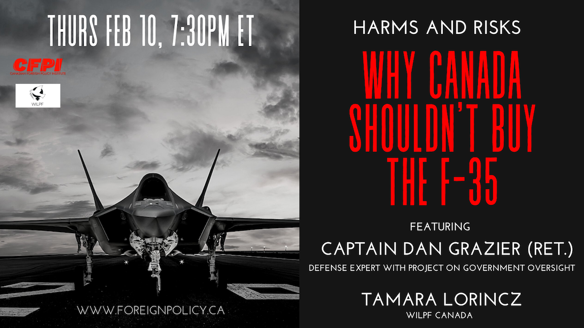 WATCH: Why Canada Shouldn't Buy the F-35: Harms and Risks