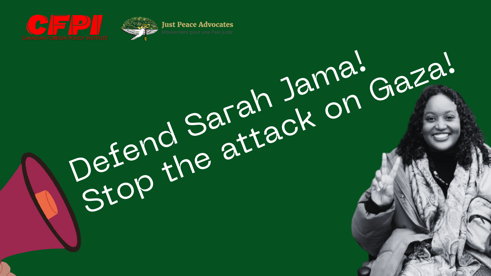 replay: defend Sarah Jama! stop the attack on Gaza!