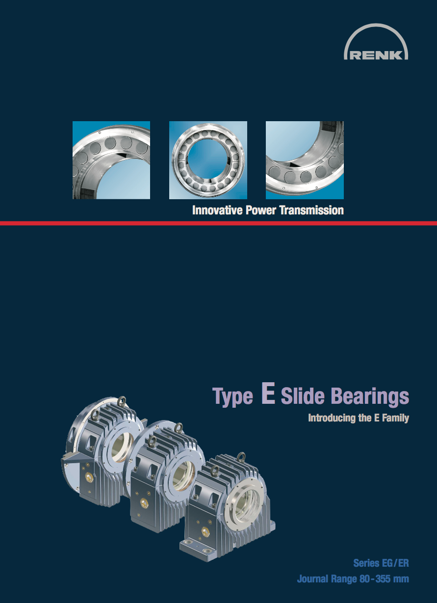 E-Type Bearing - EG/ERShaft Diameters 80 - 355mm