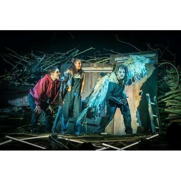It's the final week of Skellig's run  at @nottmplayhouse and basically I just had the most fun ever working with the most brilliant cast and creative team - feeling like we made the kind of theatre that made me wanna do theatre as a kid. 
Director @t