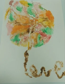 Example of a color placenta print~$25