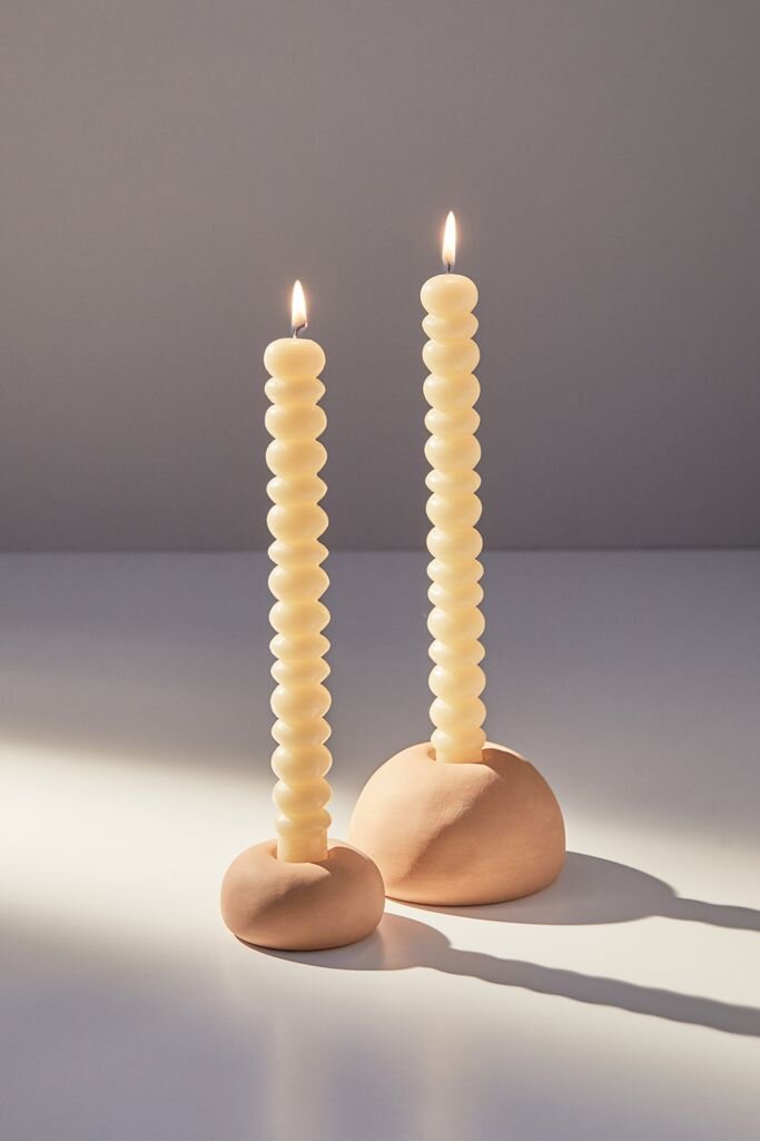 Shaped Taper Candle - Set Of 2