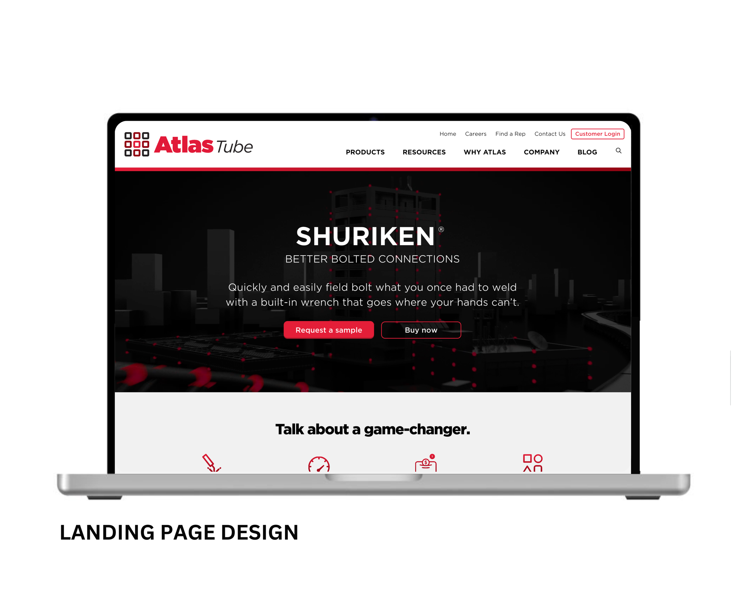 LANDING PAGE DESIGN