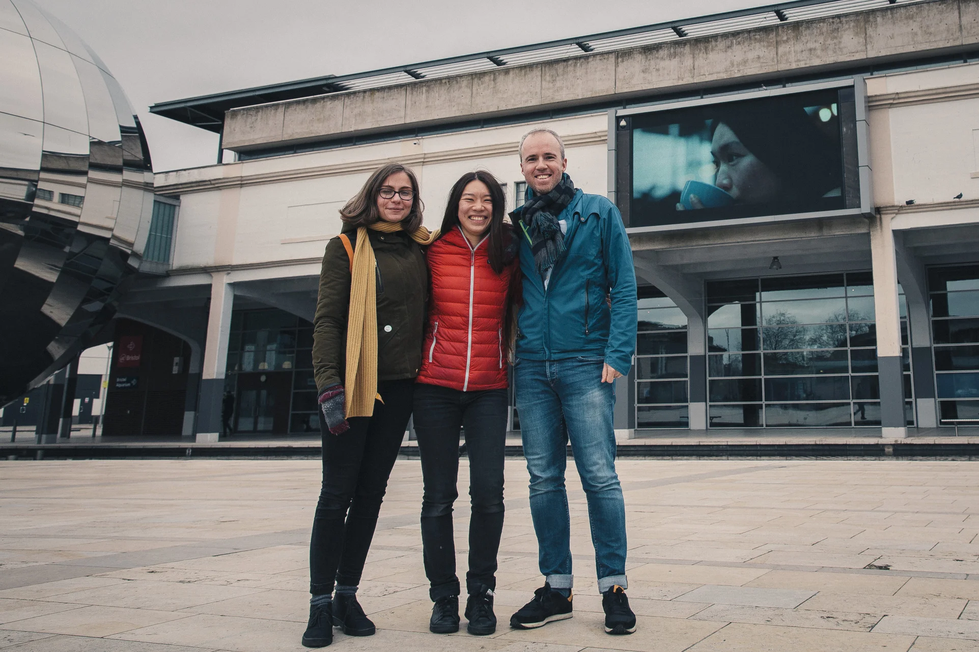 Kasia Kiliszek, Charlene Lim and me.