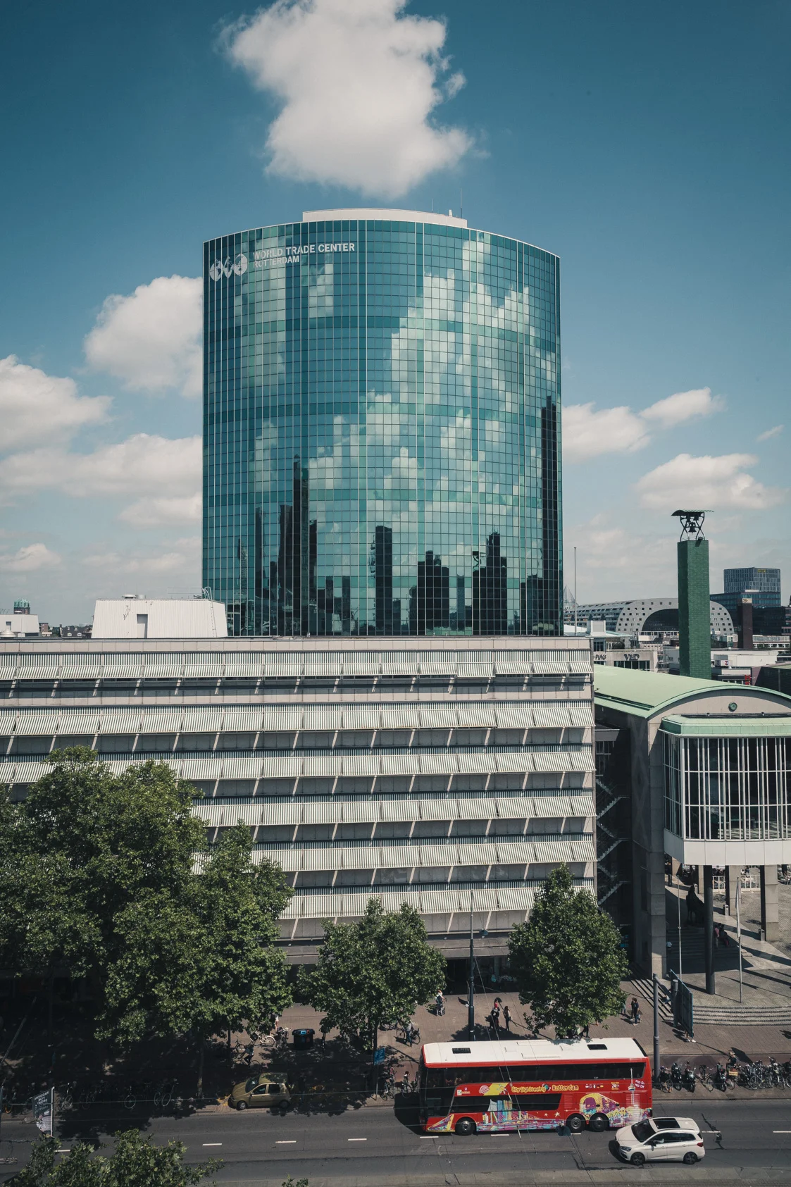 Department store Bijenkorf allowed access to their roof as a special occasion.