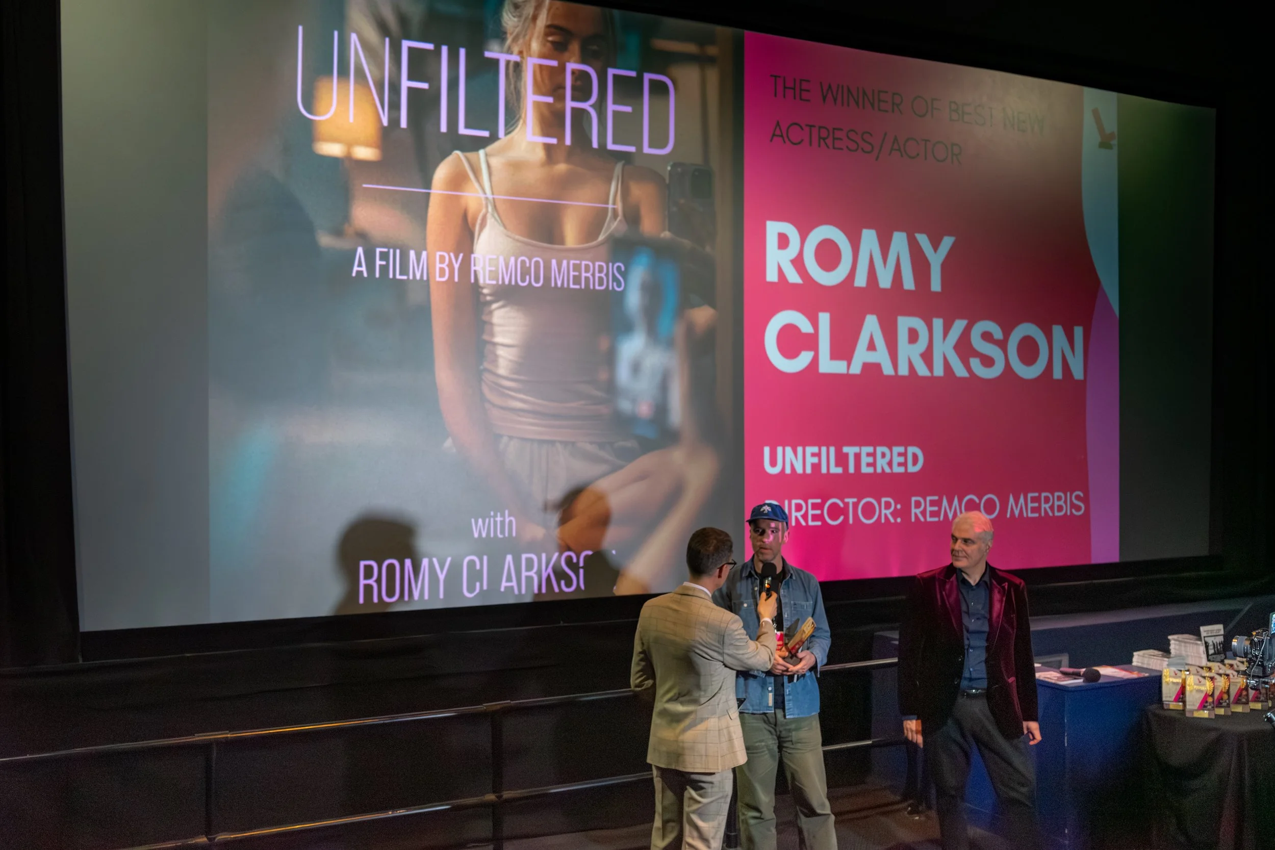 Romy wins Best New Actor
