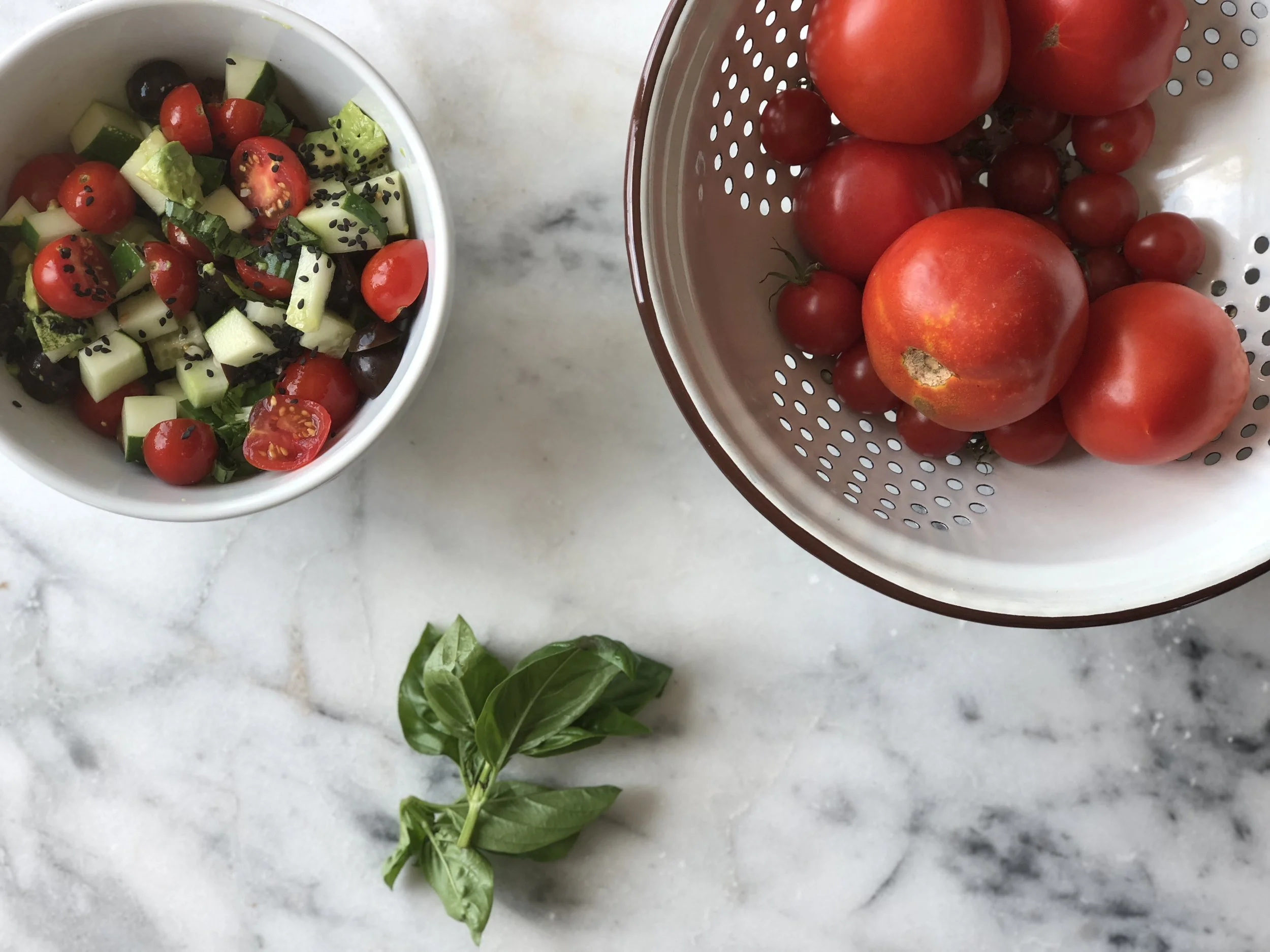 tomato basil salad and tomatoes.jpg