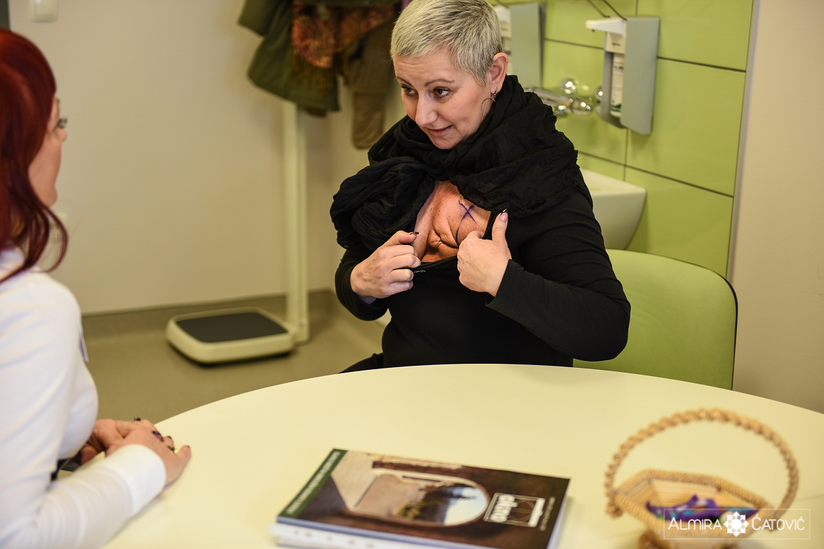 Silva is breast cancer survivor and she is a volunteer at the UKC Maribor INFO Center, the Association of Oncology Patients of Slovenia, where she helps women who go through the similar experience and she said that everybody has the same first two question, how long ago she had cancer and whether id disease returned. She decided for volunteering because she would like to help in the way she needed the most, through conversation with a woman who had a similar experience. And today she is that woman who listens and with her story gives hope to others.