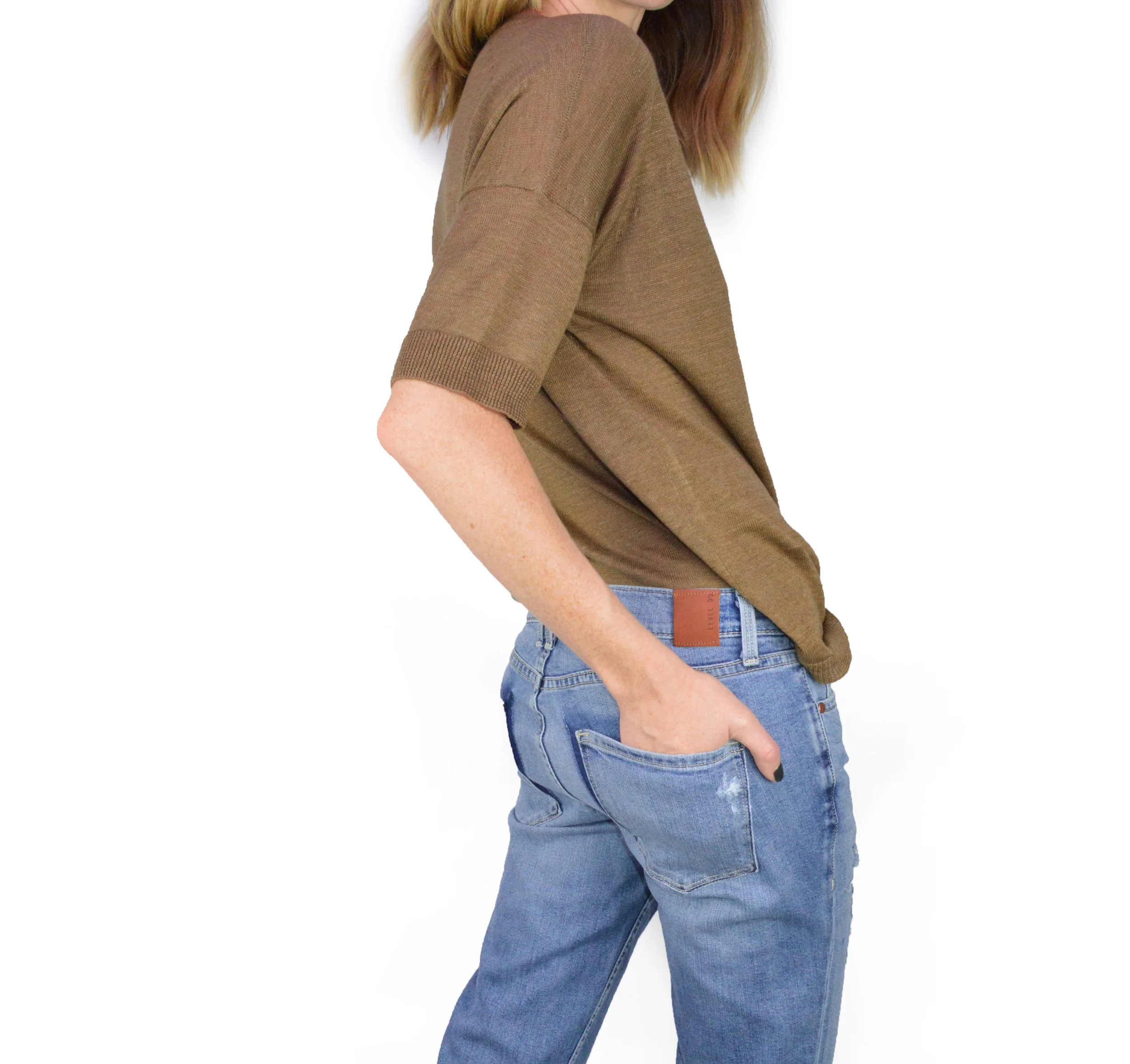 AVA SHORT SLEEVE SWEATER