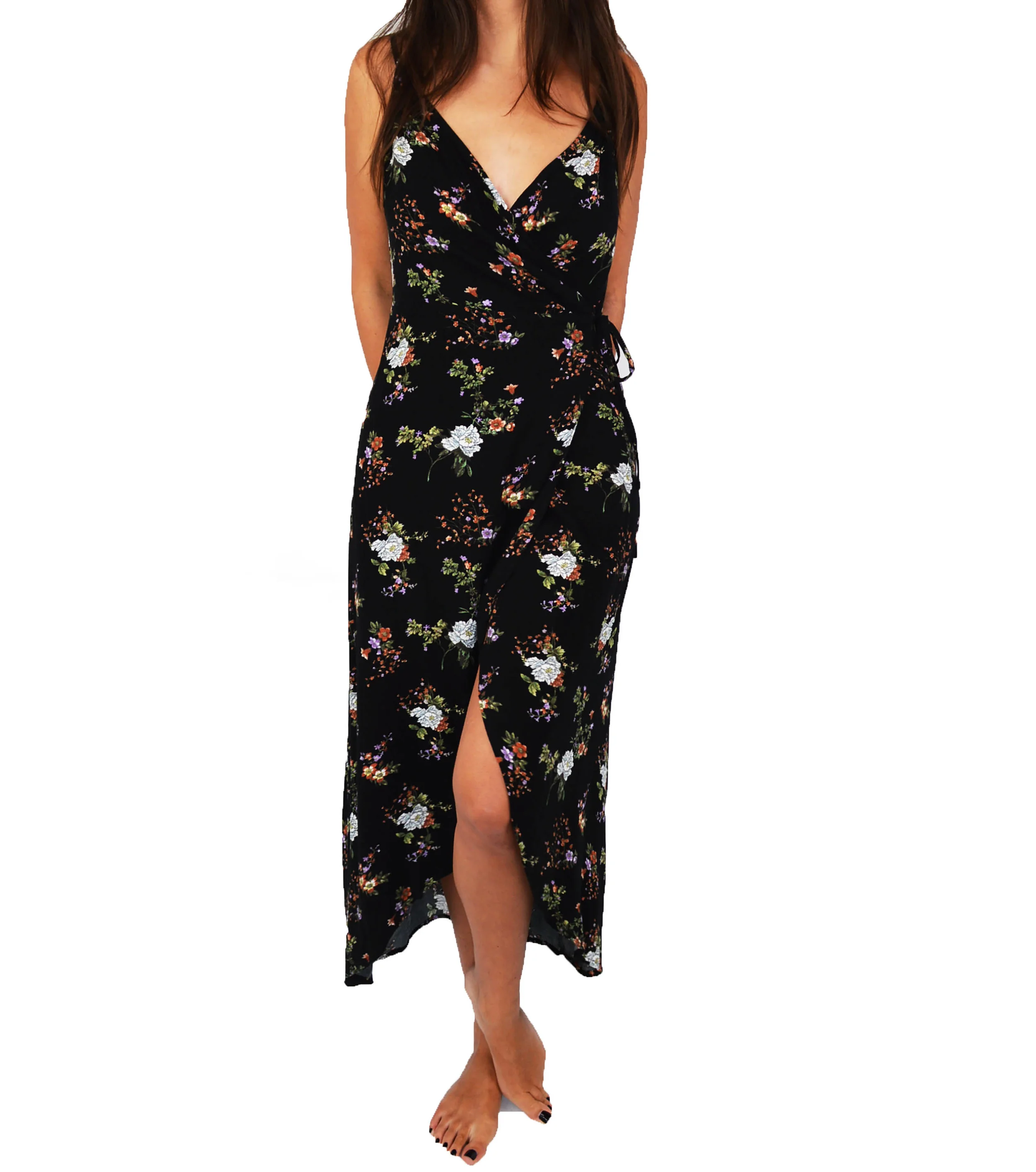 Floral Wrap Dress