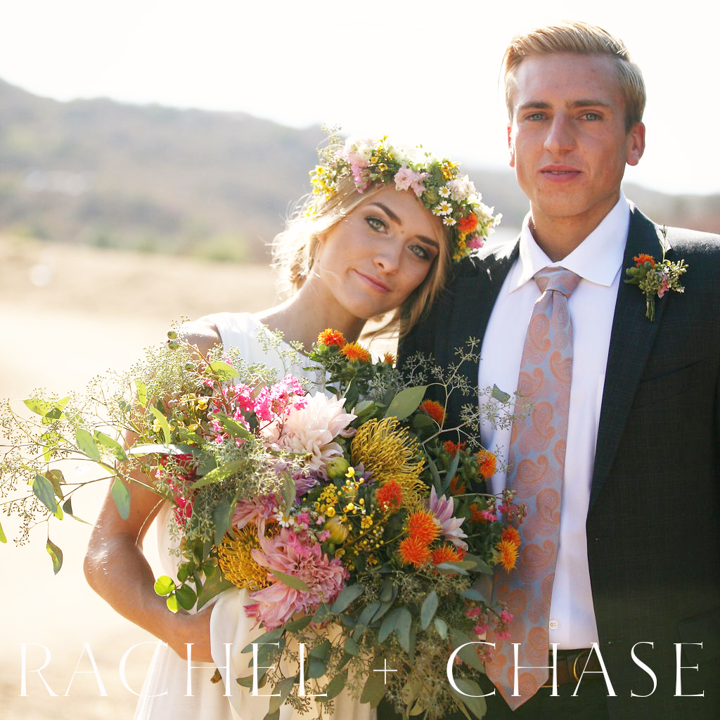 Young Bride and Groom