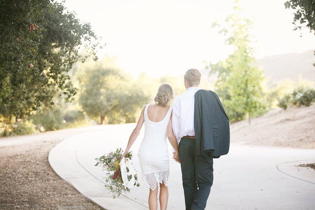 Bride and Groom leaving