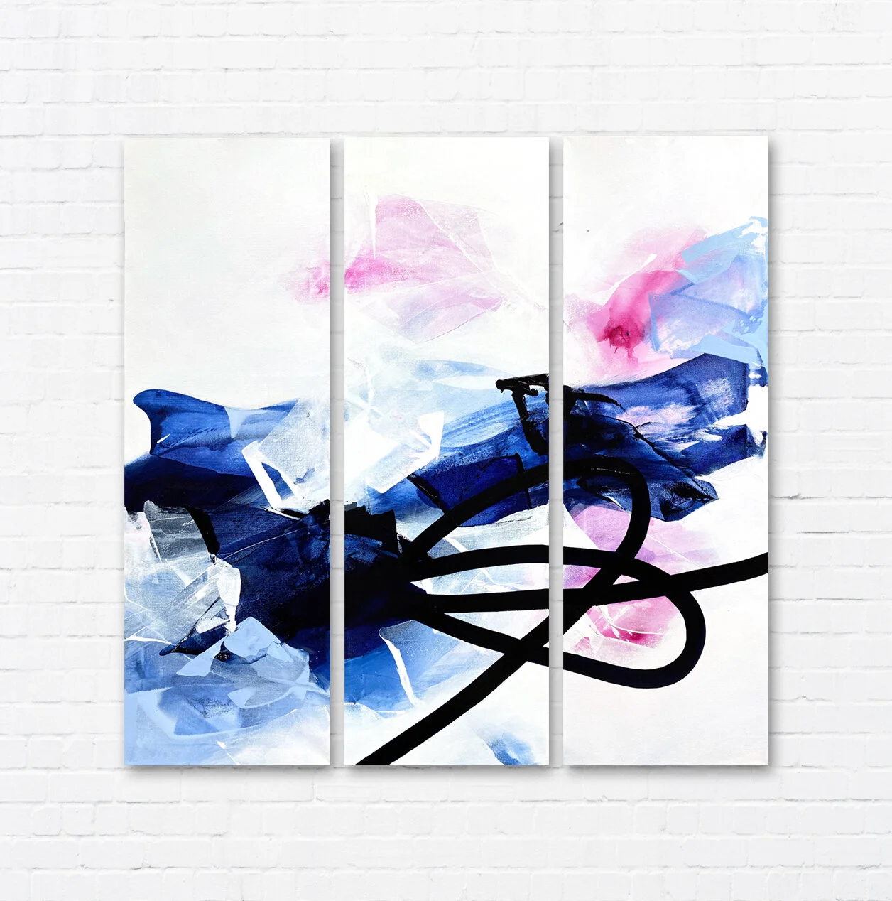 Colour Inside the Lines - 18 (Triptych)