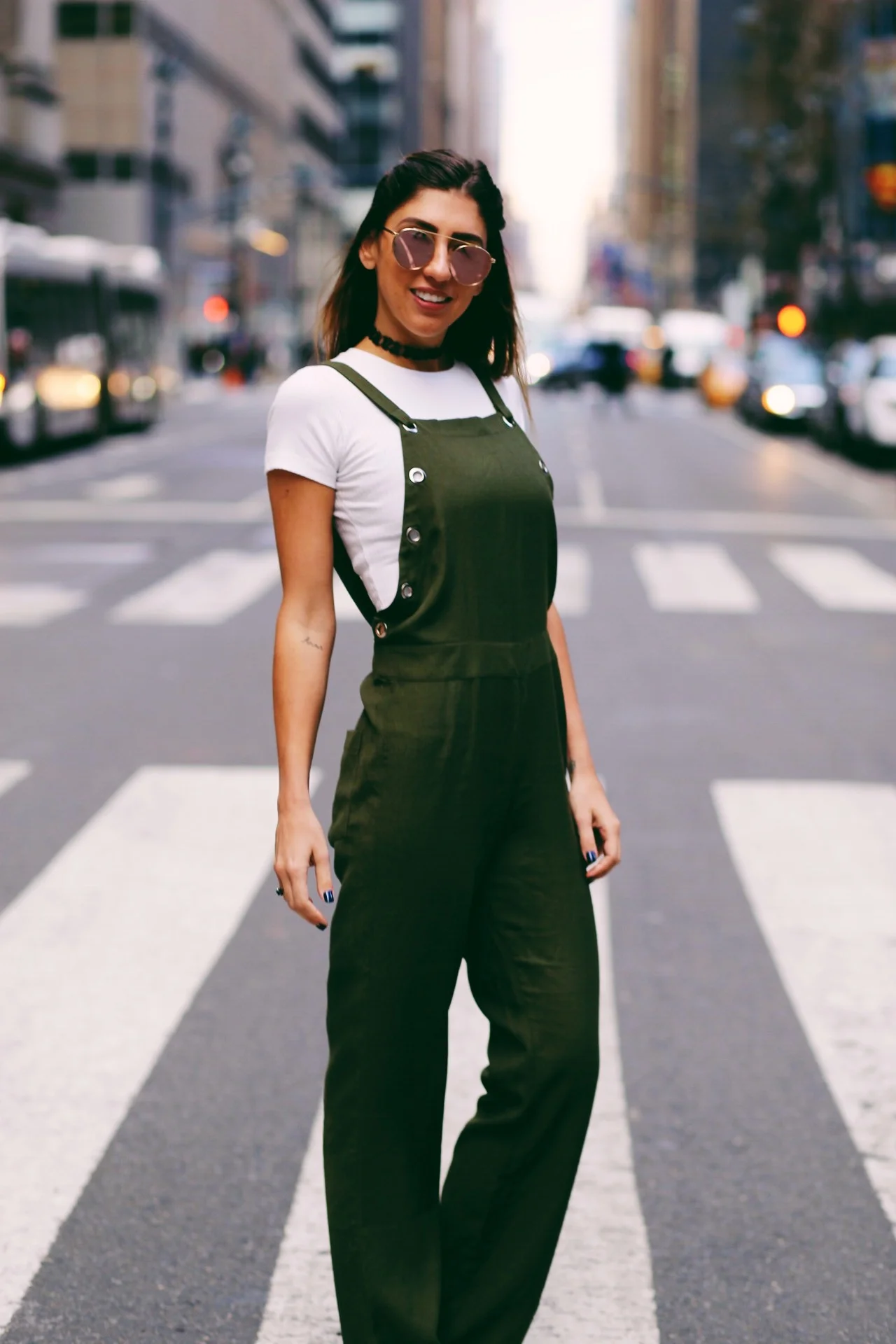 Lu D'Angelo na semana da moda de Nova York