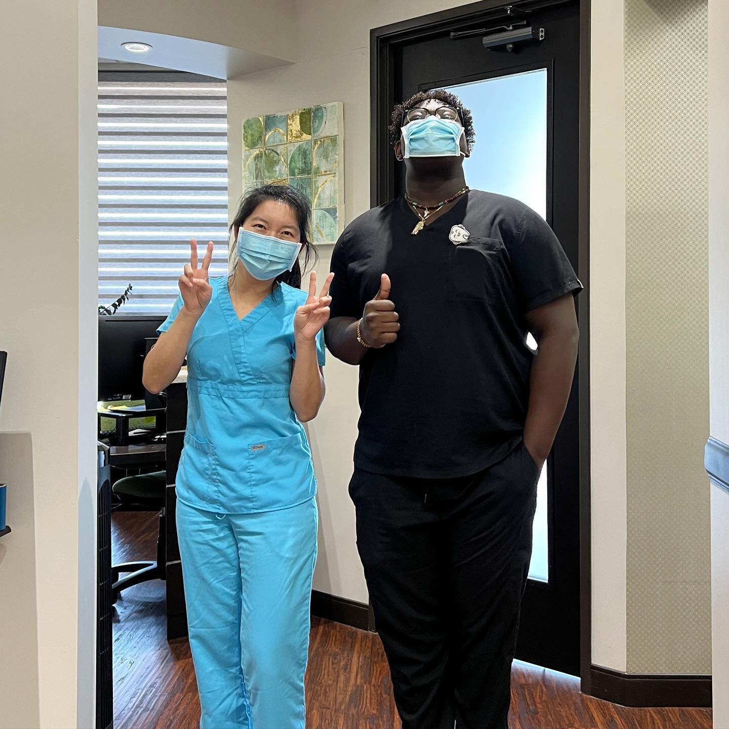 DJ interned at our office for two weeks gaining experience as a dental assistant. We enjoyed having him. Good luck in your future endeavors, DJ! 😬
.
.
.
#smileone #smileonedental #dentaloffice #dentistry #dentalassistant #dental #dentalcare #dentall