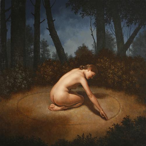 The Circle , 2008, oil on canvas, 30 x 30 inches (copyright Steven Kenny)