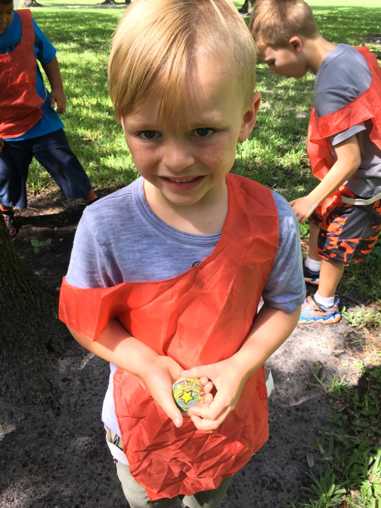 Hiding #StPeteRocks at Crescent Lake Park!
