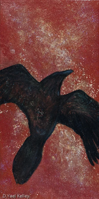 Raven's Flight - D Yael Kelley 2015 - Private Collection