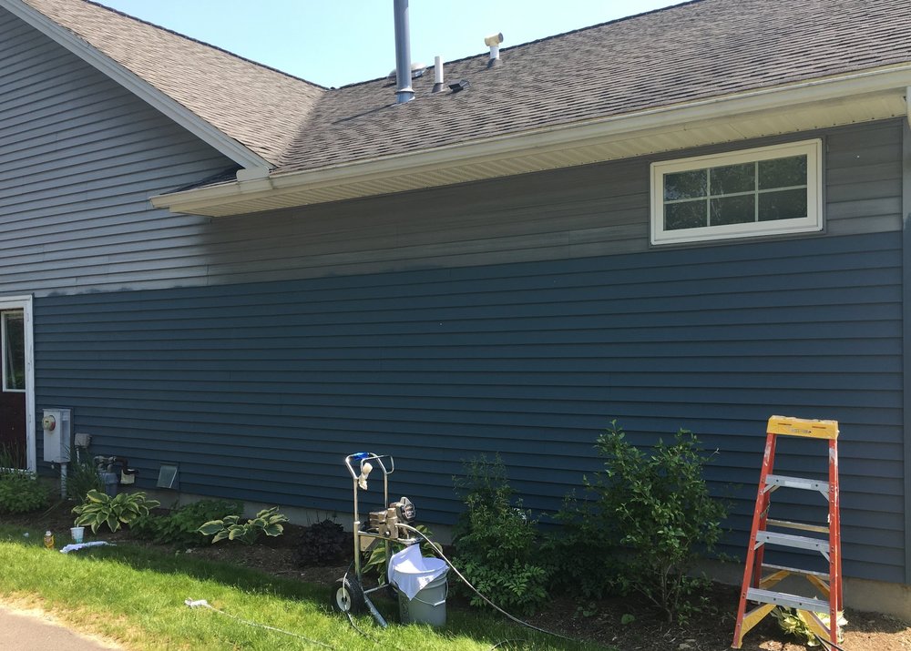 Tour Of A Vinyl Siding Project Ernz Co Painting - Is It Safe To Paint Vinyl Siding