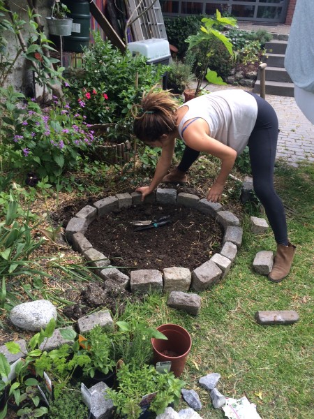 Haley at work!