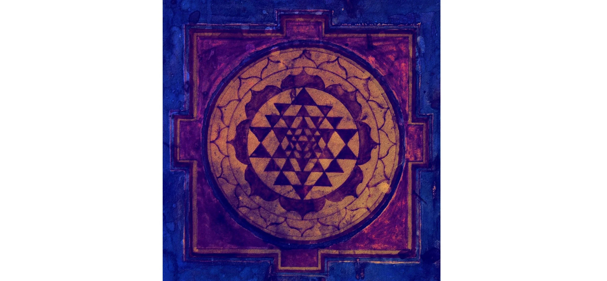 Sacred Geometrical Pattern Sri Yantra , symbolising union & balance