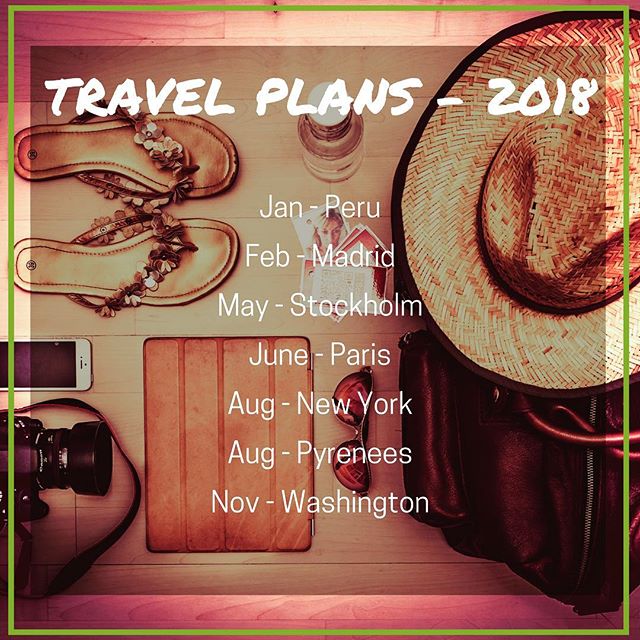 😍😍😍 When work 💼 meets travel ✈️! .
.
.
#bodysoulwhole #barcelonahealthcoaching #peru #madrid #stockholm #paris #newyork #pyrenees #washingtonstate #travelgoals2018 #workandtravel #expatlife #thyroidcancersurvivor #inittowinit