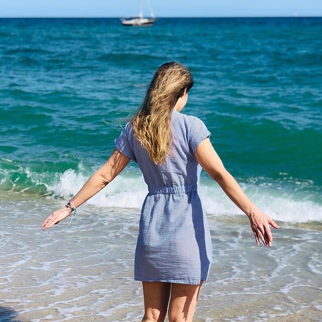 First contact with the sea after lockdown. Thank you Geri for a beautiful day &amp; incredible photoshoot 🥰 @geribobery