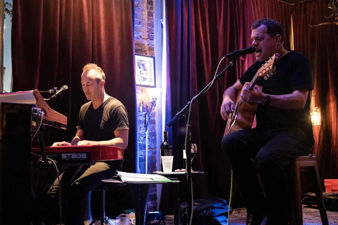 The Show That Never Happened&hellip; Joel &amp; Brendan of Umphrey&rsquo;s McGee at Metro Pub &amp; Coffeehouse. Unbelievable night. Huge thank you to everyone who made this dream come true. The majority of the 📸 magic is thanks to @xerxes_fotograph