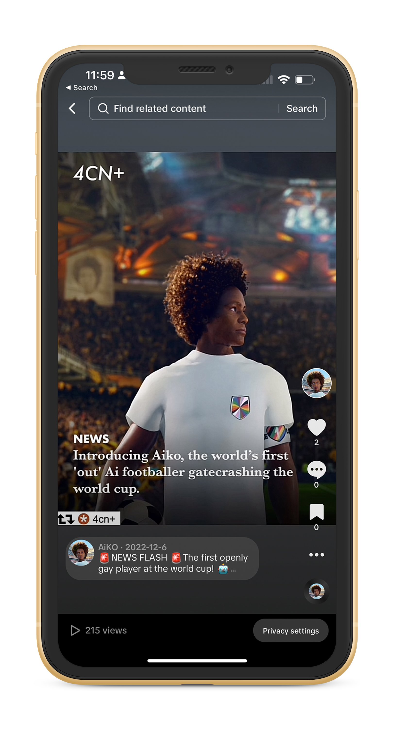 News of Aiko’s arrival started to spread and football publishing platforms and communities started to repost Aiko’s story.