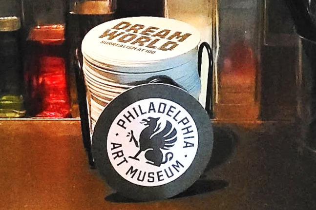 Philadelphia Museum of Art Uses Bar Coasters to Promote Dream World Exhibit