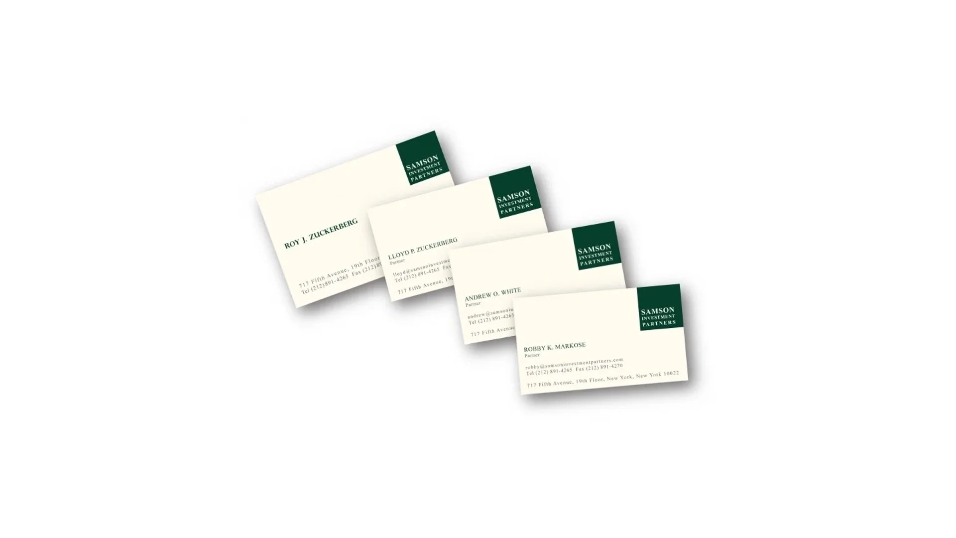 Brand identity for Samson Investment Partners Private Investment Firm