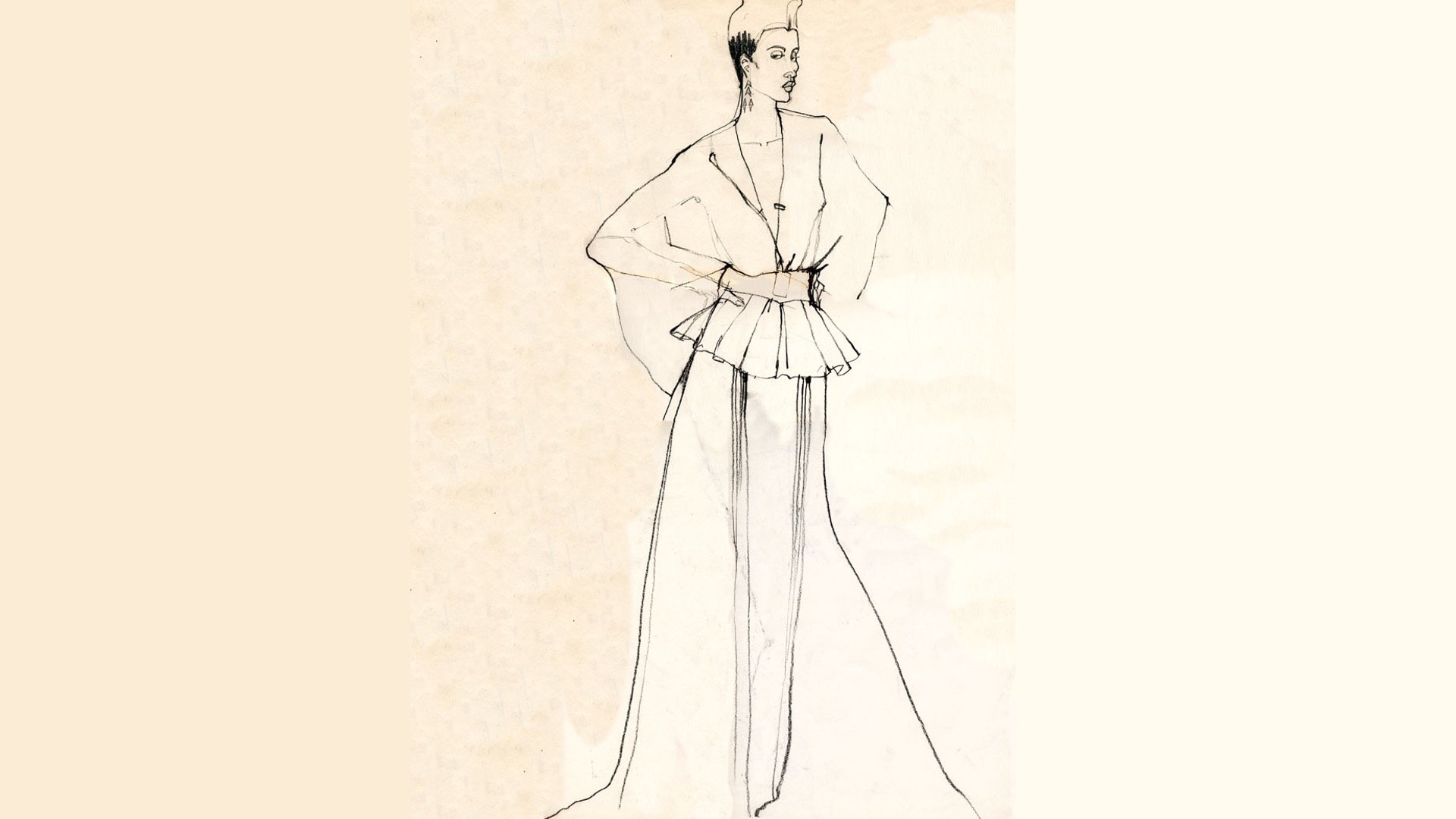 Traditional Fashion Illustration 1