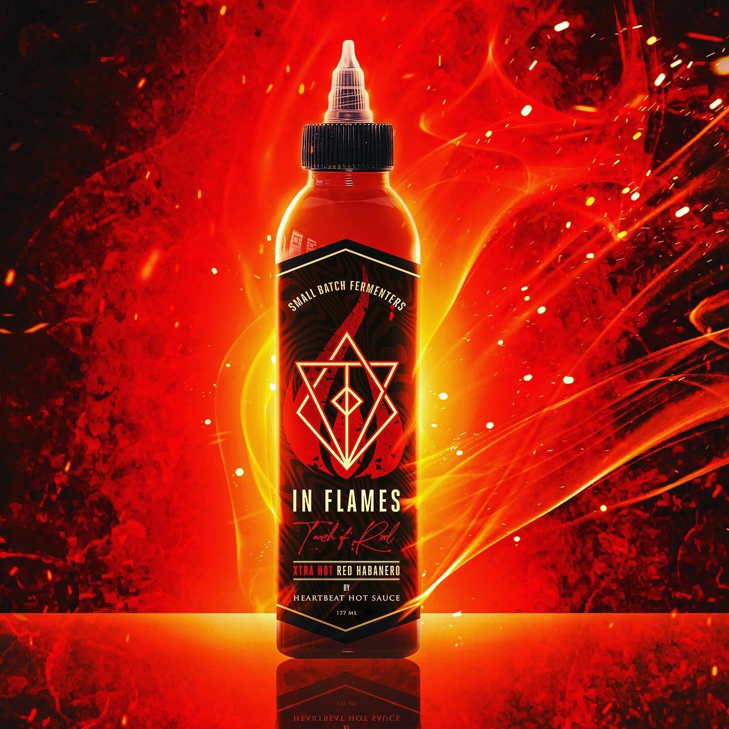 We&rsquo;ve teamed up with the fine folks at @heartbeat_hotsauce to create: Touch of Red - Xtra Hot Habanero hot sauce. Everything they make is world class and we hope you guys enjoy our special edition flavor. Do enjoy with beer, bbq and heavy fucki