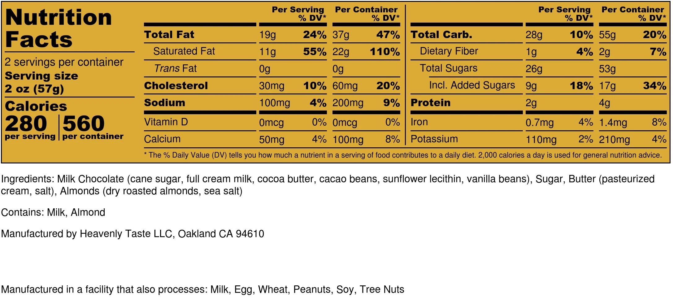 Milk Almond Toffee 4 oz - Nutrition Label (1).jpg