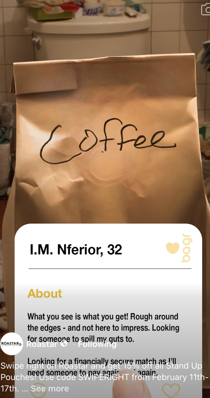 A Dating App for Bags as Content? Why Not?