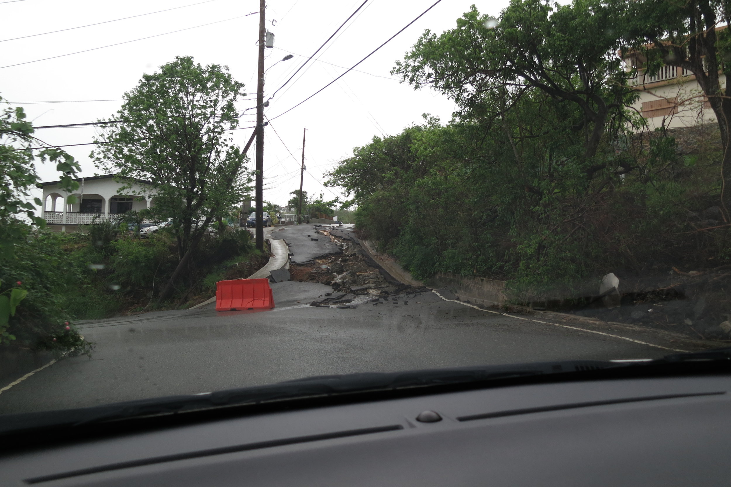 St Thomas road damage.JPG