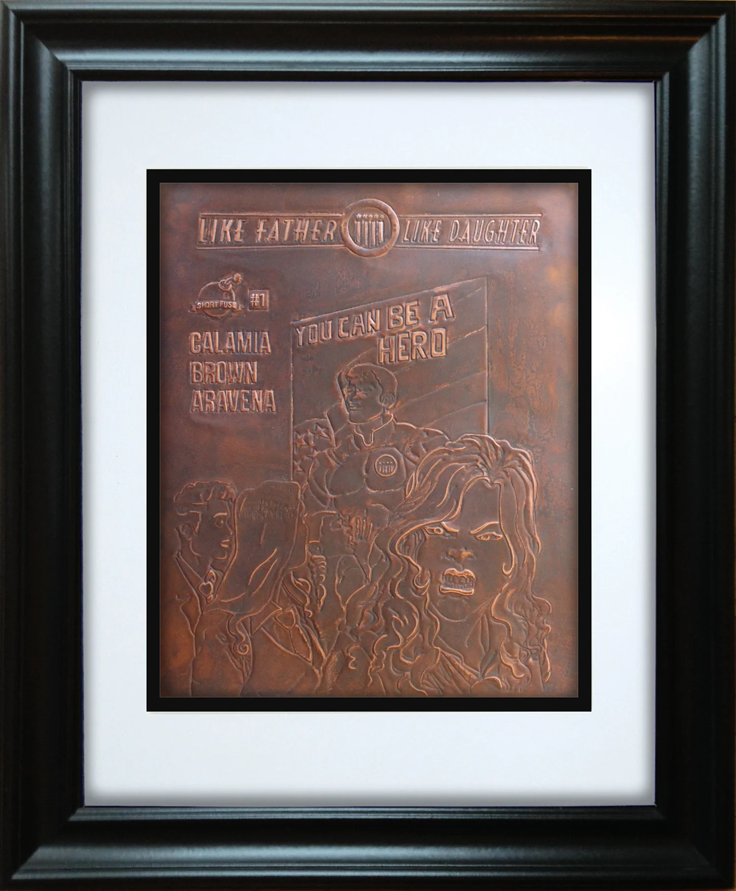 Comic book cover 16 x 20"