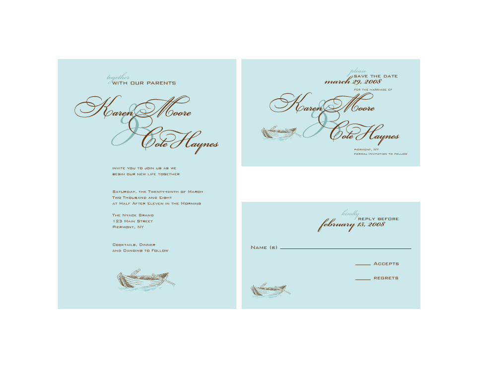 Wedding Stationery