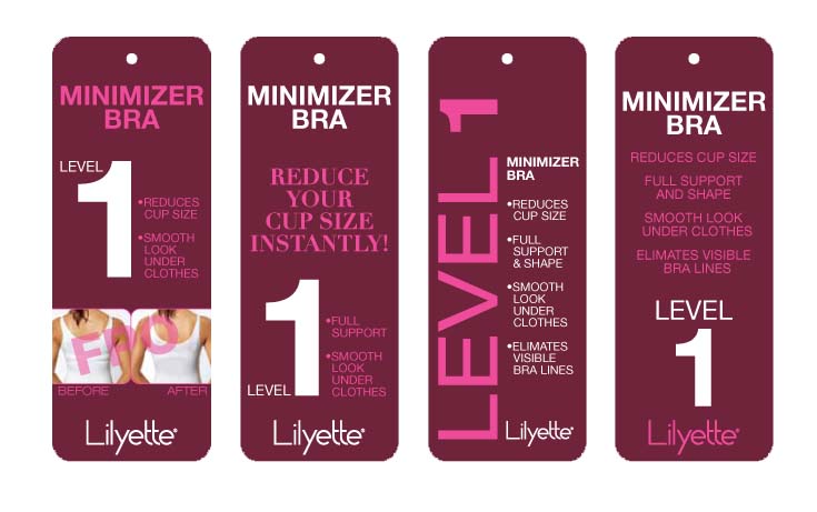 Maidenform Lily Minimizer Bra Tags