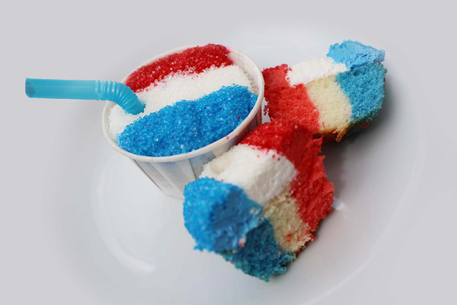 Snowcone Cupcakes