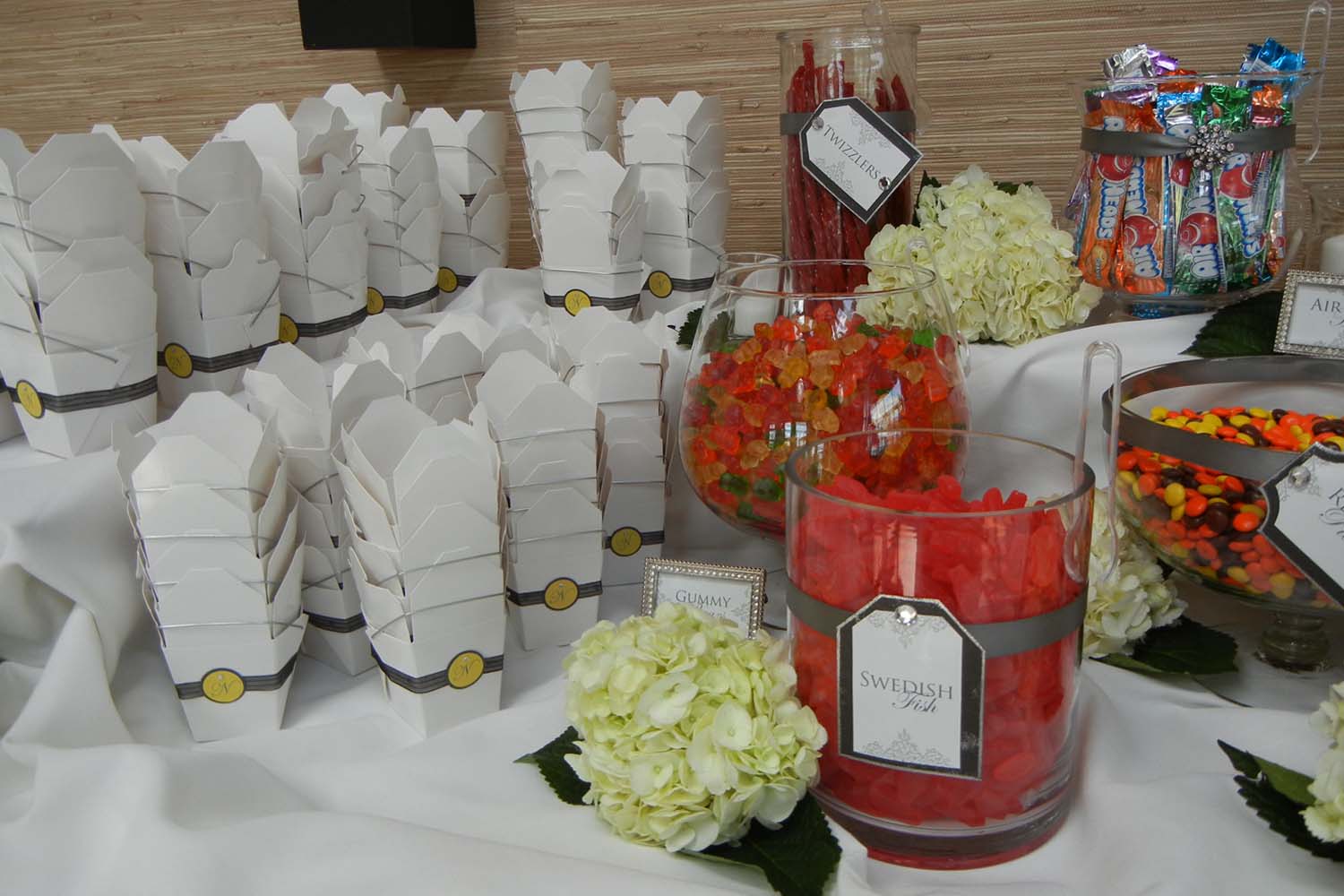 Customized Wedding Candy Bar