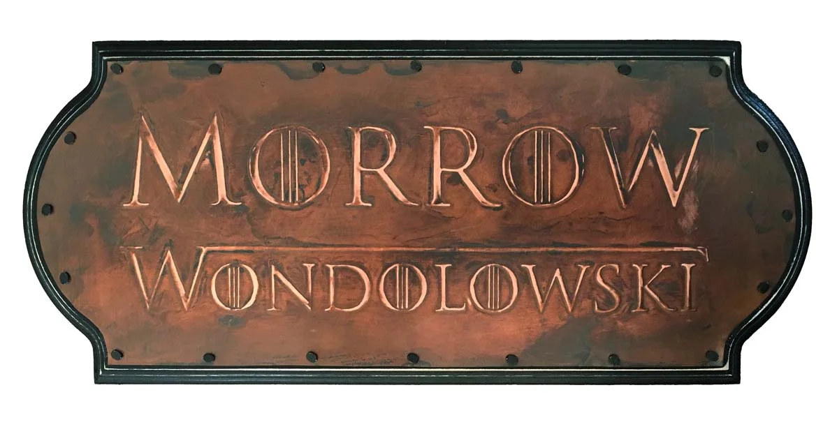 Game of Thrones themed housewarming sign / 14 X 6”