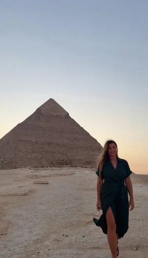 Sarah exploring Egypt