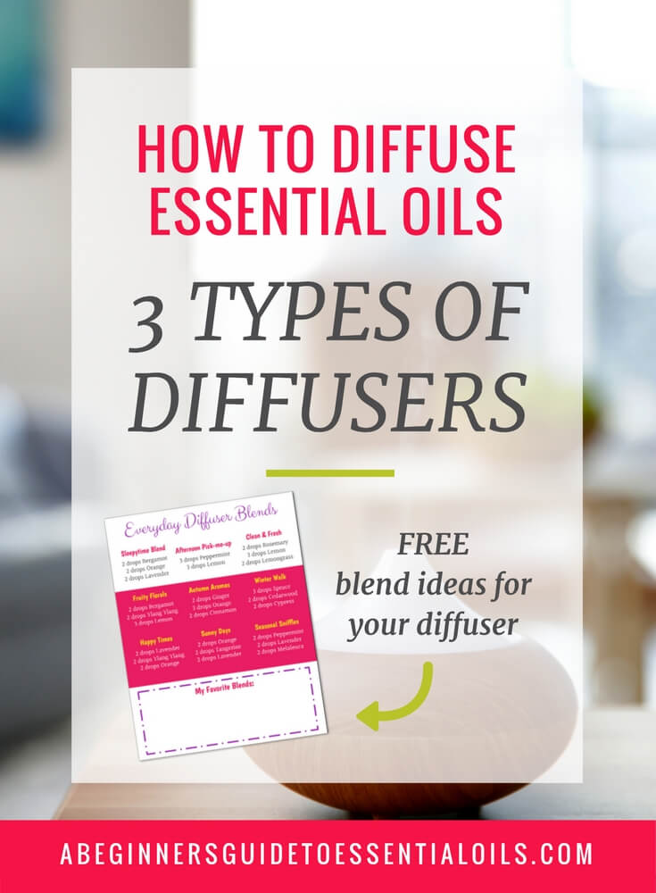 If you're new to essential oils you probably have plenty of questions! Choosing the right brands, figuring out how to apply them, and wondering what the deal is with diffusing. What does 'diffuse' even mean? And what kind of diffuser should you buy? Let's get down to it and learn how to diffuse essential oils and the three most common types of essential oil diffusers.