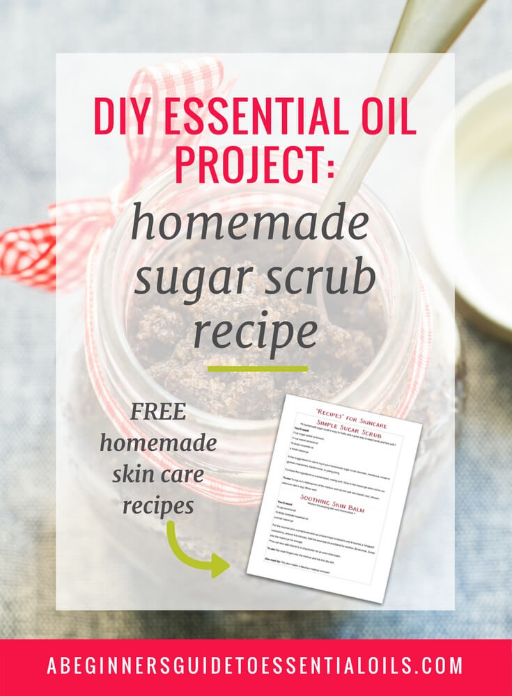  Simple hand-made products are great for personal use or, when packaged in a pretty jar with a colorful bow, make a fabulous gift idea. Christmas is coming - it's a perfect time to make a few nice homemade gifts. This simple essential oil sugar scrub recipe, with just 3 ingredients, is an easy-to-make homemade Christmas gift. 