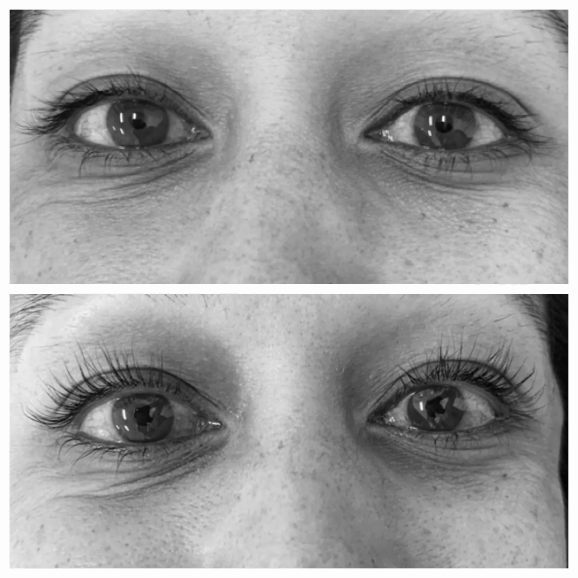 before + after