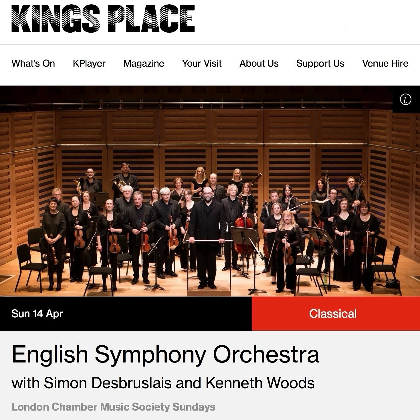 Looking forward to playing with @english_symphony_orchestra @kennethwoodsconductor this weekend at @kingsplacelondon 🎻
&bull; &bull; &bull; 
* Sibelius - Rakastava (The Lover) for Strings and Timpani Op.14
* Philip Sawyers - Concerto for Trumpet, St