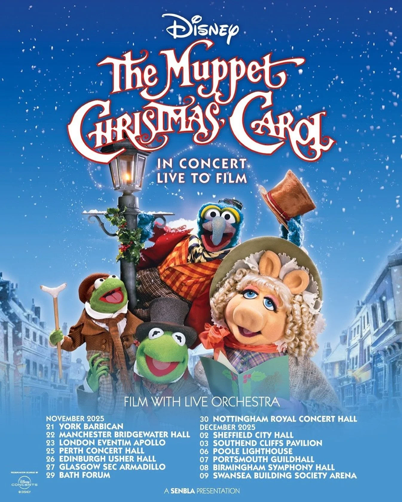 #Repost @disneyuk
・・・
Exciting news! The Muppet Christmas Carol, Live in Concert is returning this winter to venues across the UK 🤩🎄 ⁣
 ⁣
Join us this festive season for a special screening of the film accompanied by a live orchestra 🎶 ⁣